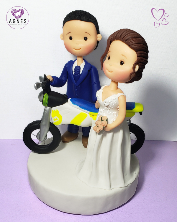 Novios Personalizados - Temática de Moto