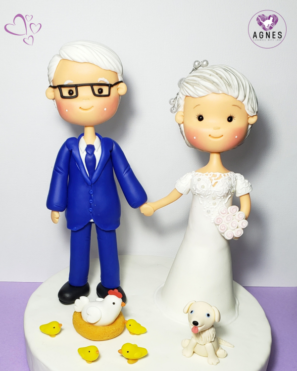 Novios Personalizados Bodas de Oro