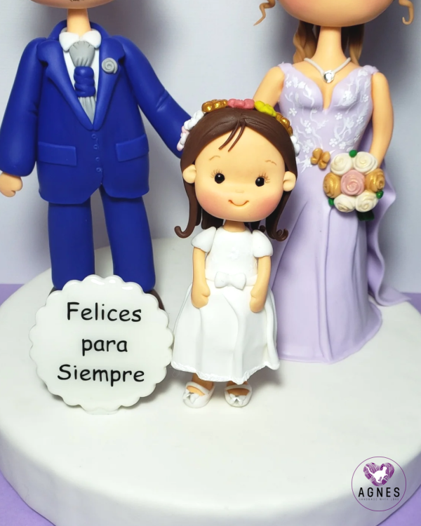 Novios Personalizados con Hija