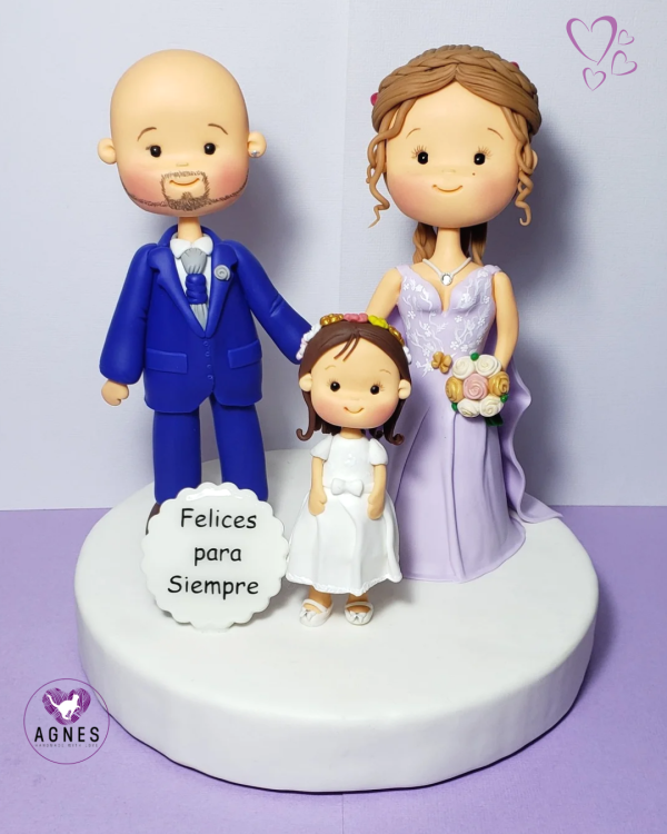 Novios Personalizados con Hija