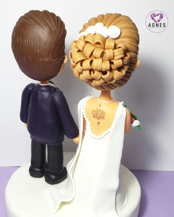 Novios Personalizados traje Lila oscuro