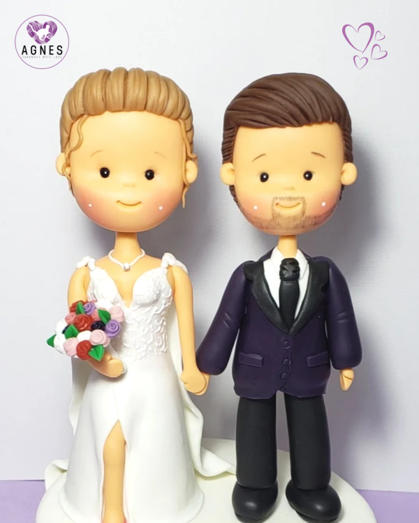 Novios Personalizados traje Lila oscuro