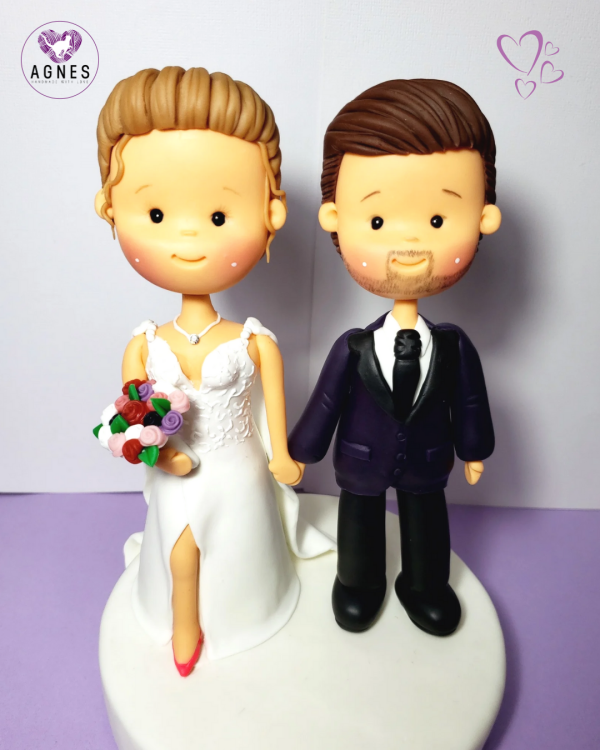 Novios Personalizados traje Lila oscuro