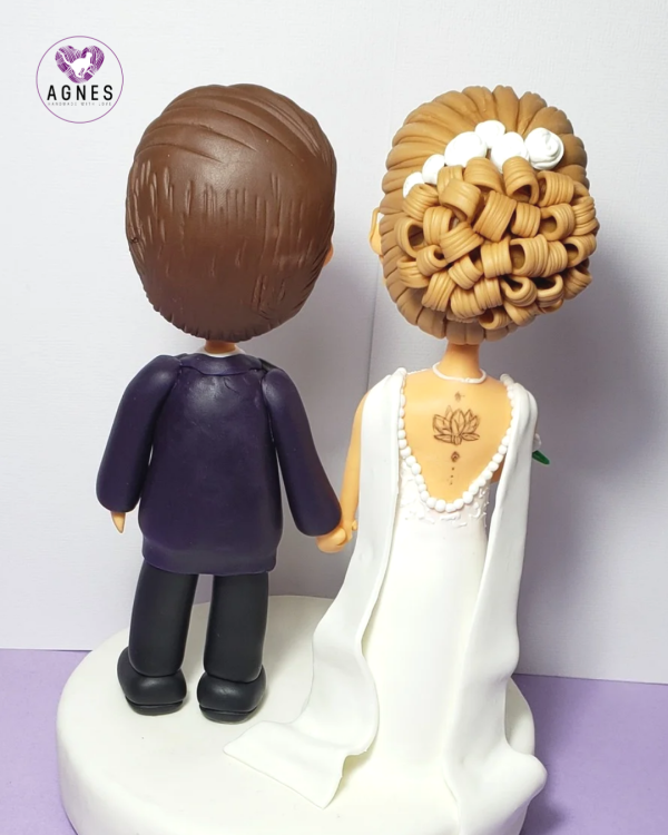 Novios Personalizados traje Lila oscuro