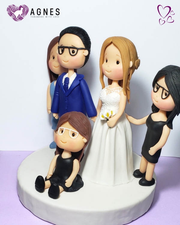 Novios Personalizados Familia y Mascotas